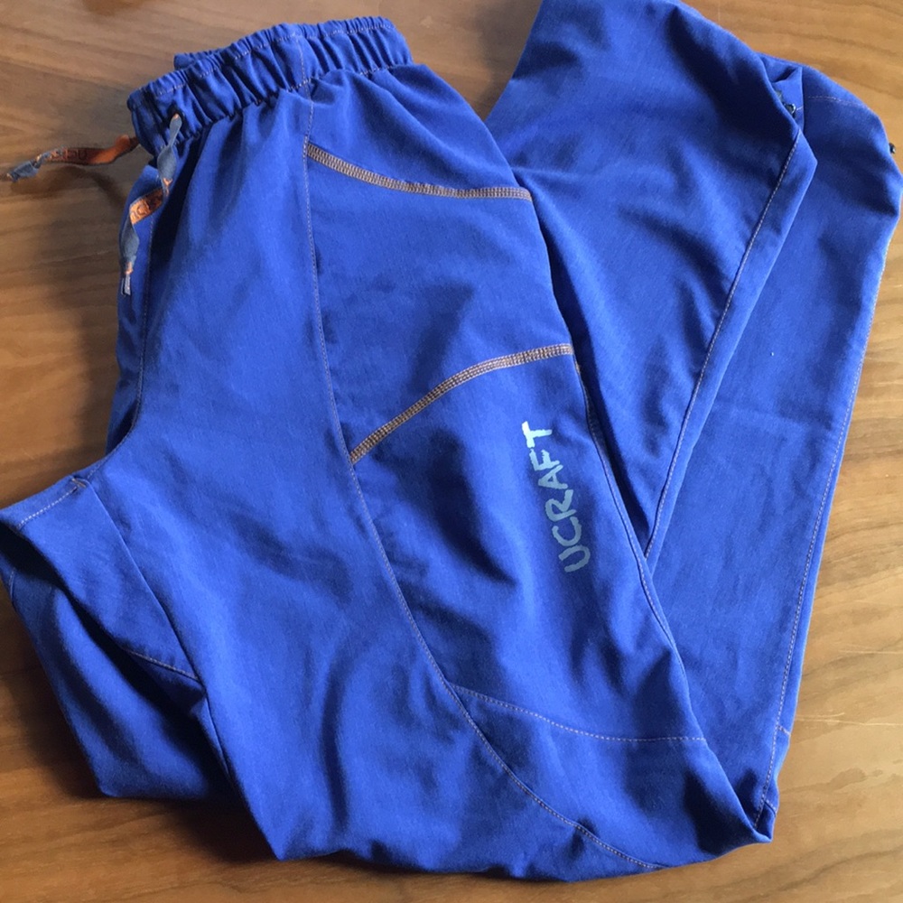 UCRAFT climbing pants, blue, size L